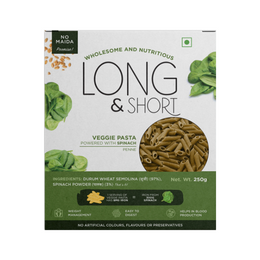 Long And Short Junior Palak Spinach Pasta